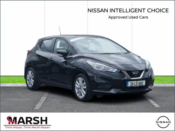 Nissan Micra Hatchback, Petrol, 2021, Black