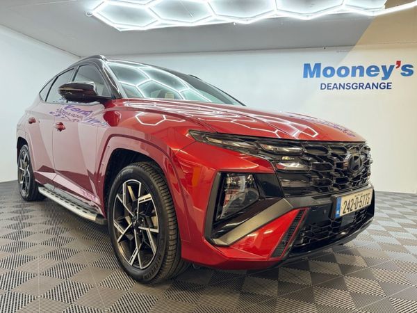 Hyundai Tucson SUV, Petrol Plug-in Hybrid, 2024, Red