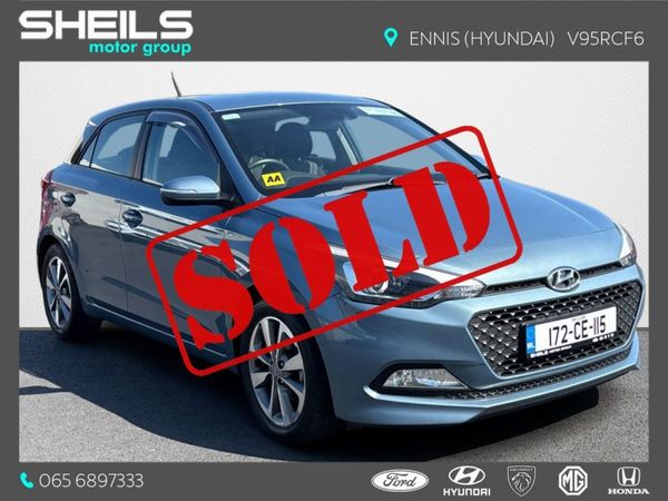 Hyundai i20 Hatchback, Petrol, 2017, Blue