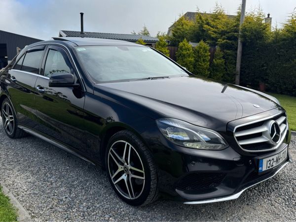 Mercedes-Benz E-Class Saloon, Diesel Hybrid, 2013, Black