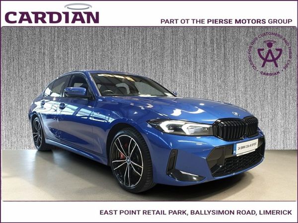 BMW 3-Series Saloon, Petrol Hybrid, 2024, Blue