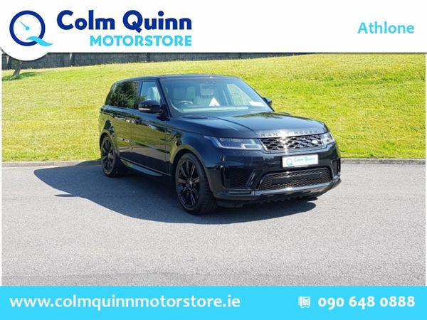 Land Rover Range Rover Sport SUV, Petrol Plug-in Hybrid, 2020, Black