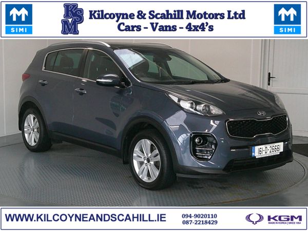 Kia Sportage SUV, Diesel, 2016, Blue