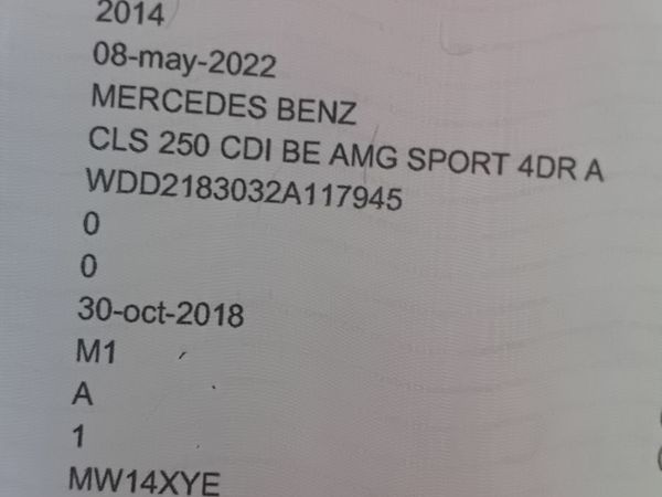Mercedes-Benz CLS Coupe, Diesel, 2014, Black
