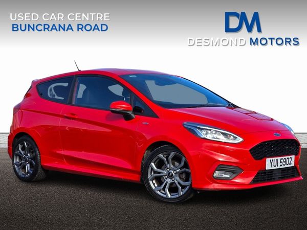 Ford Fiesta Hatchback, Petrol, 2019, Red