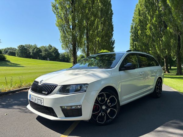 Skoda Octavia Estate, Diesel, 2014, White