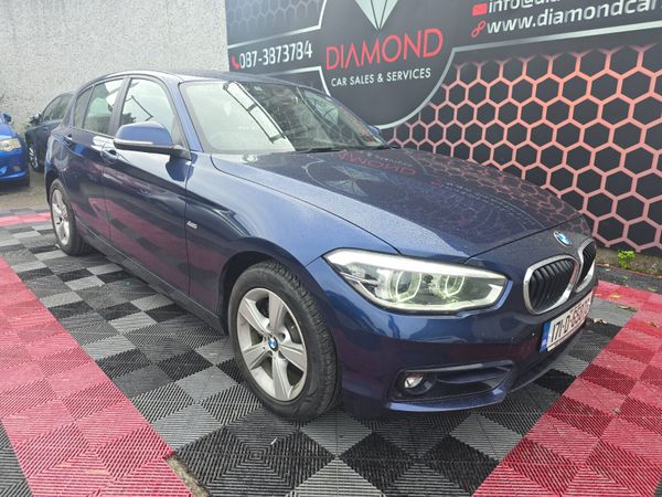 BMW 1-Series Hatchback, Diesel, 2017, Blue