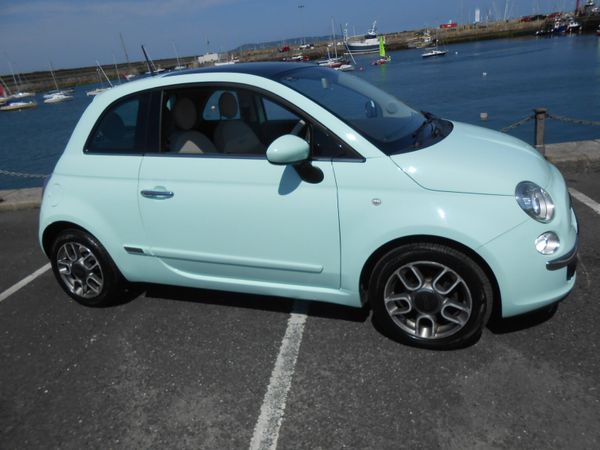 Fiat 500 Hatchback, Petrol, 2015, Green