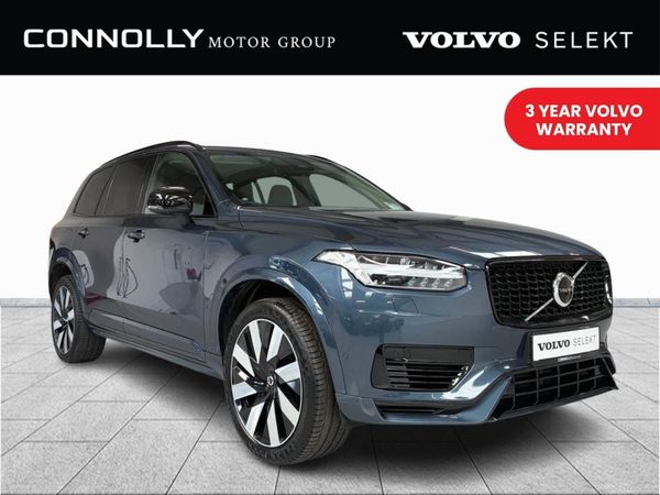 Volvo XC90 SUV, Petrol Plug-in Hybrid, 2024, Blue
