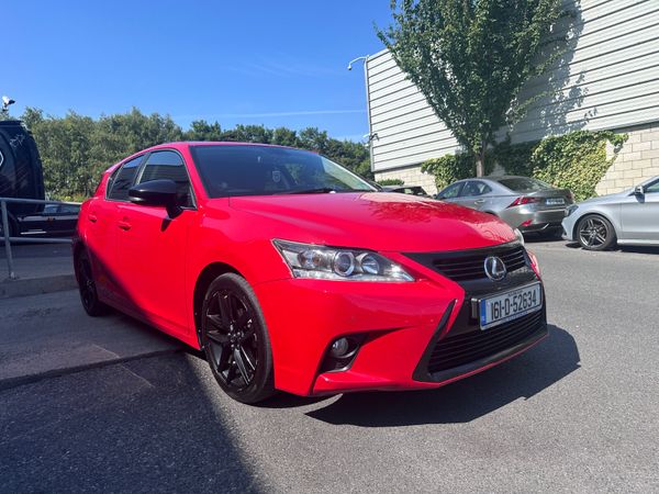 Lexus CT Hatchback, Petrol Hybrid, 2016, Red