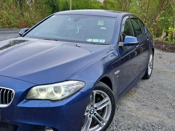 BMW 5-Series Saloon, Diesel, 2015, Blue
