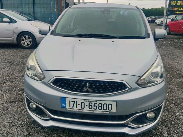 Mitsubishi Mirage Hatchback, Petrol, 2017, Silver