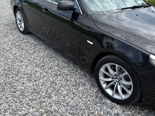 BMW 5-Series Saloon, Diesel, 2009, Black