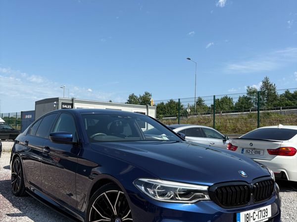 BMW 5-Series Saloon, Diesel, 2018, Blue