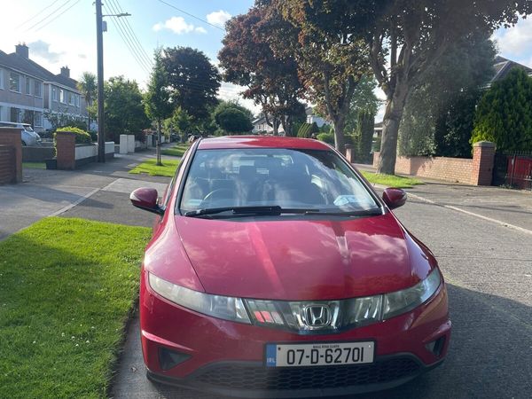 Honda Civic Hatchback, Petrol, 2007, Red