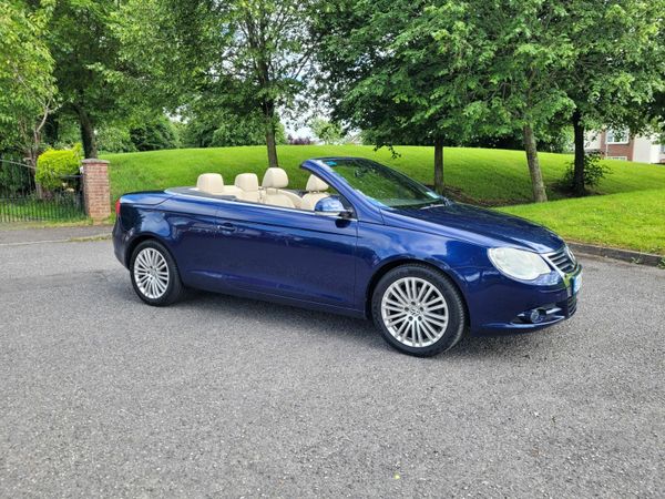 Volkswagen Eos Convertible, Petrol, 2007, Blue