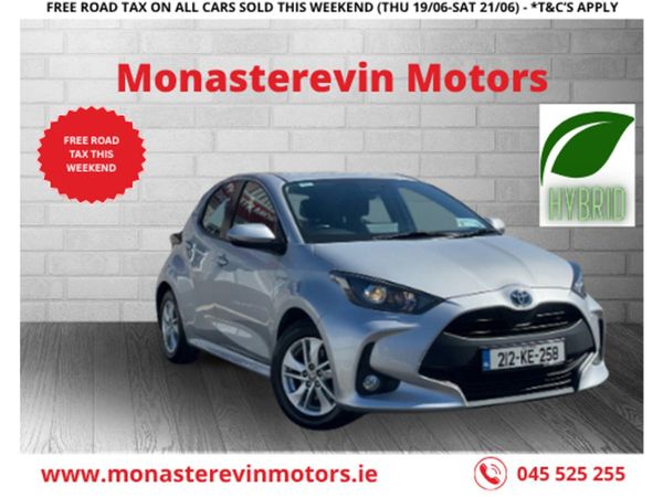 Toyota Yaris Hatchback, Petrol Hybrid, 2021, Grey