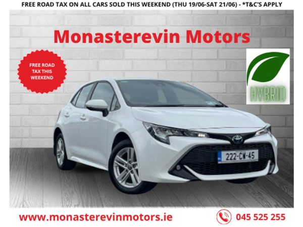 Toyota Corolla Hatchback, Petrol Hybrid, 2022, White