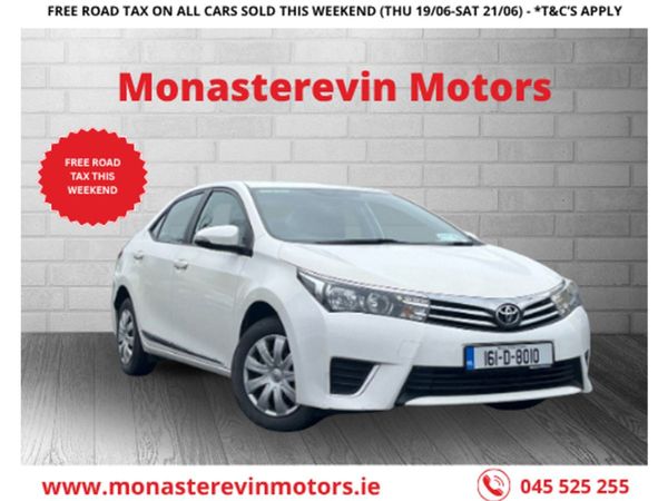 Toyota Corolla Saloon, Petrol, 2016, White