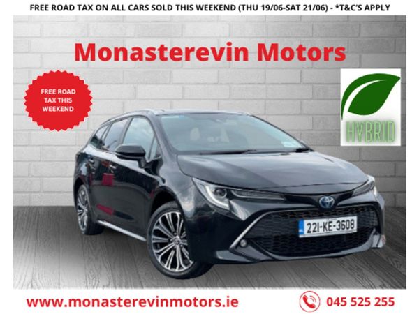 Toyota Corolla Estate, Petrol Hybrid, 2022, Black