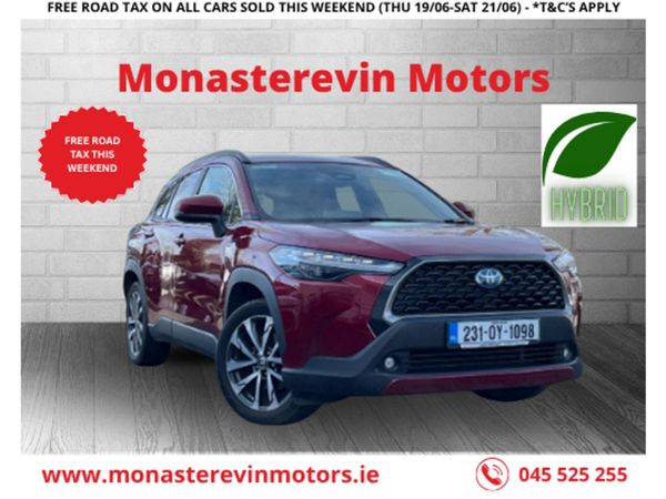 Toyota Corolla Cross Hatchback, Petrol Hybrid, 2023, Red