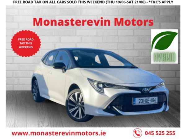 Toyota Corolla Hatchback, Petrol Hybrid, 2023, White
