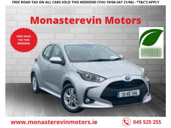 Toyota Yaris Hatchback, Petrol Hybrid, 2021, Grey