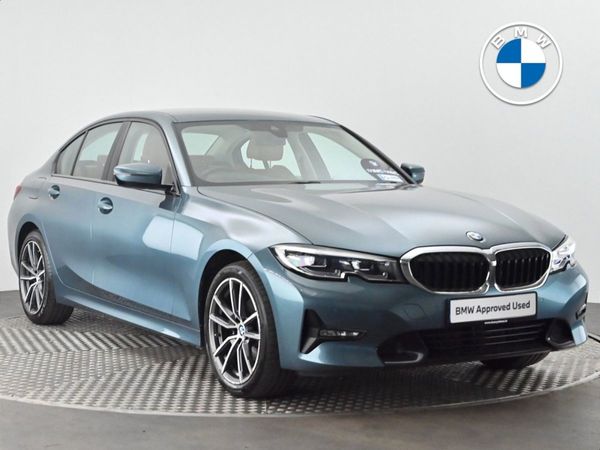 BMW 3-Series Saloon, Petrol, 2019, Blue