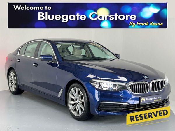 BMW 5-Series Saloon, Diesel, 2017, Blue