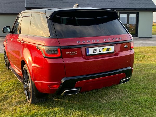 Land Rover Range Rover Sport SUV, Diesel, 2019, Red