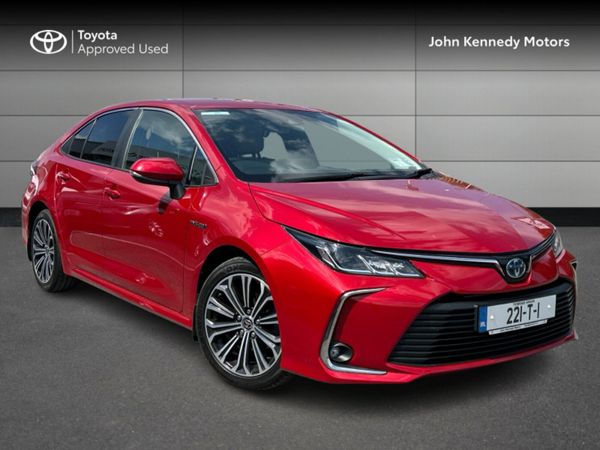 Toyota Corolla Saloon, Petrol Hybrid, 2022, Red