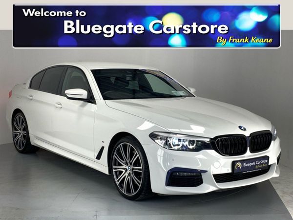 BMW 5-Series Saloon, Hybrid, 2018, White