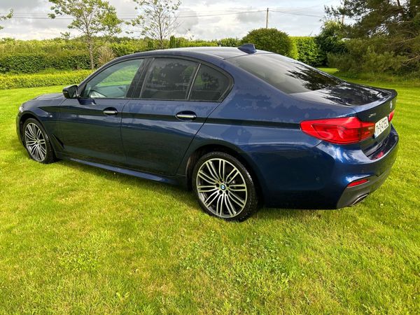 BMW 5-Series Saloon, Diesel, 2017, Blue