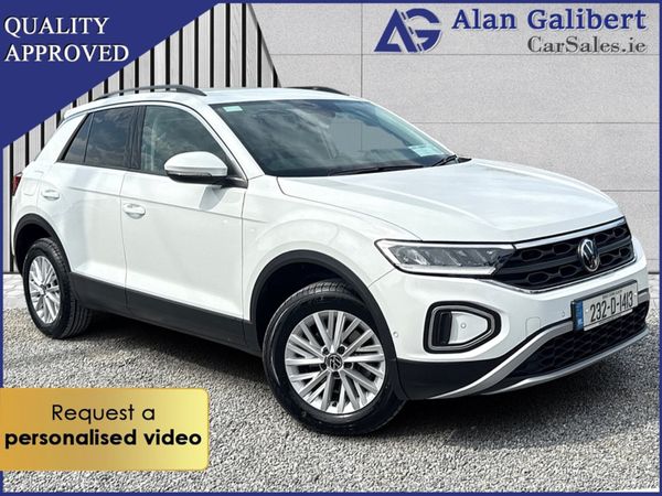 Volkswagen T-Roc SUV, Petrol, 2023, White