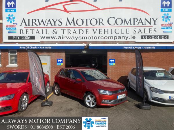 Volkswagen Polo Hatchback, Petrol, 2017, Red