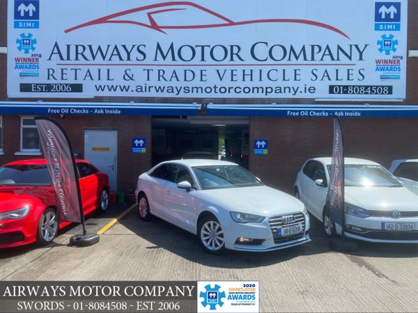 Audi A3 Saloon, Petrol, 2014, White