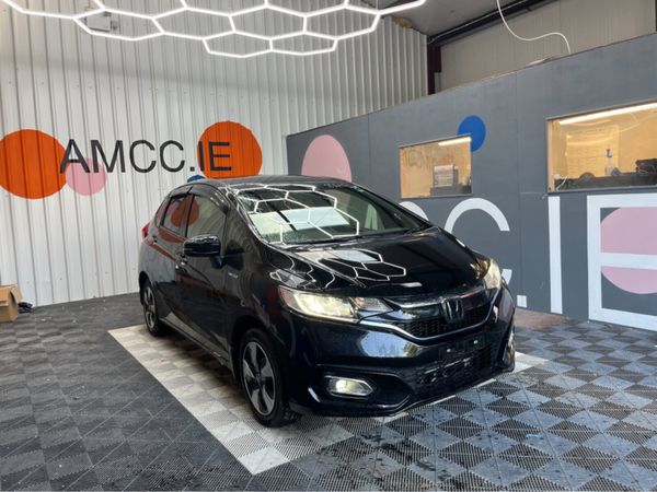 Honda Fit Estate, Petrol Hybrid, 2019, Black