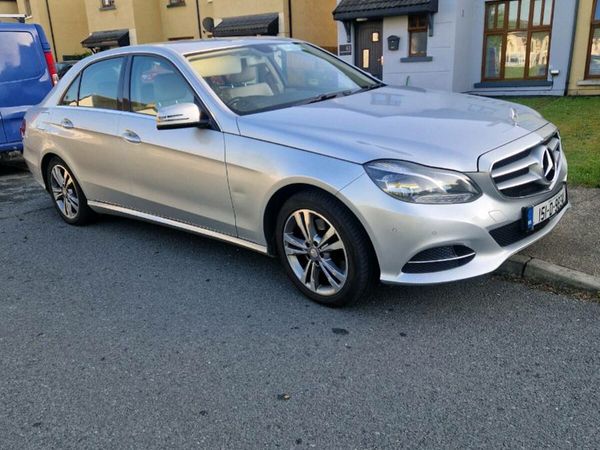 Mercedes-Benz E-Class Saloon, Diesel Hybrid, 2015, Silver