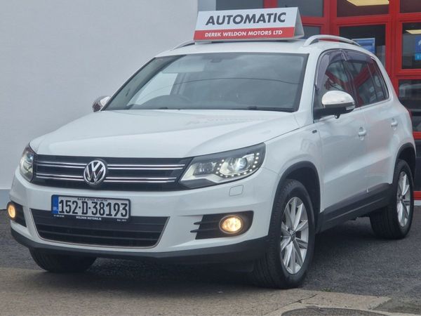 Volkswagen Tiguan Hatchback, Petrol, 2015, White