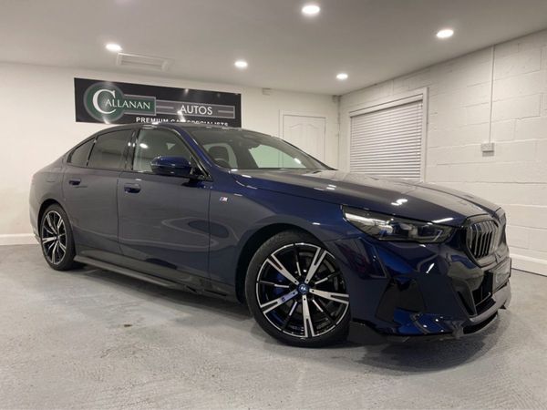 BMW 5-Series Saloon, Petrol Plug-in Hybrid, 2024, Blue