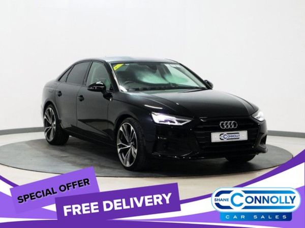 Audi A4 Saloon, Diesel Hybrid, 2021, Black