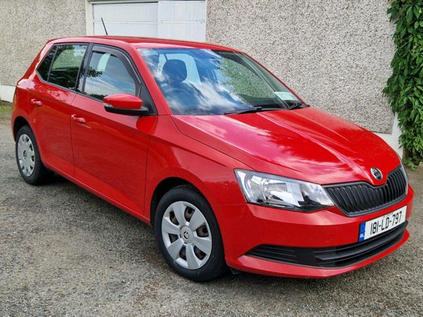 Skoda Fabia Hatchback, Petrol, 2018, Red