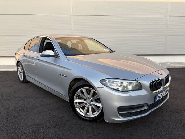 BMW 5-Series Saloon, Diesel, 2014, Silver