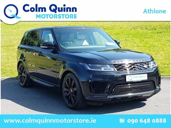 Land Rover Range Rover Sport SUV, Petrol Plug-in Hybrid, 2020, Black