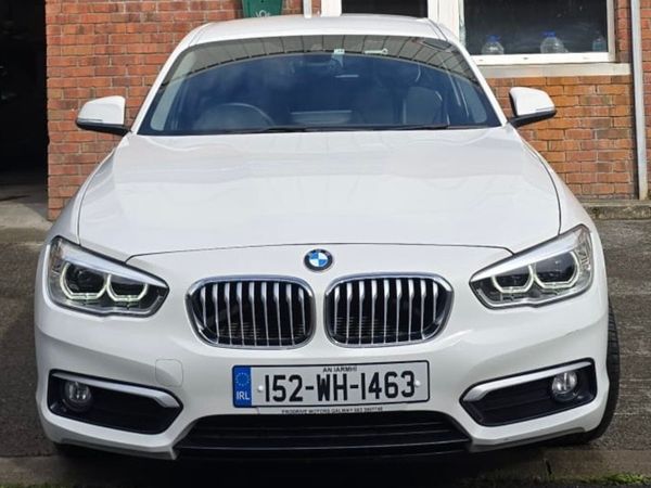 BMW 1-Series Hatchback, Petrol, 2015, White
