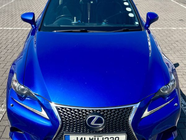 Lexus IS Saloon, Petrol Hybrid, 2014, Blue