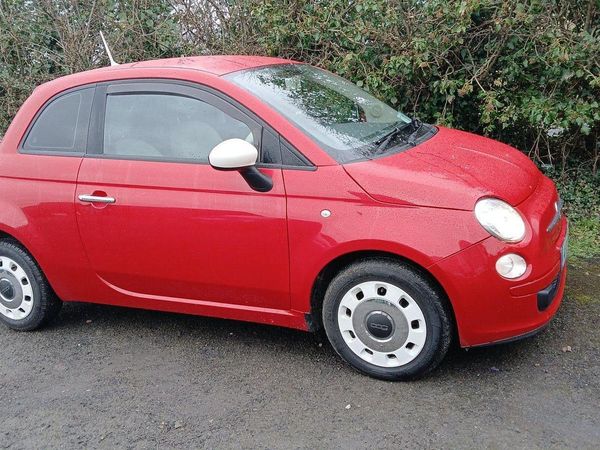 Fiat 500 Hatchback, Petrol, 2014, Red