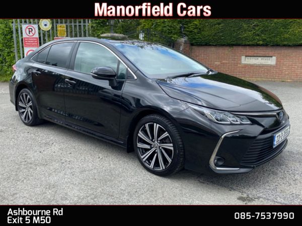 Toyota Corolla Saloon, Petrol Hybrid, 2022, Black