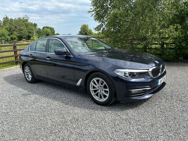 BMW 5-Series Saloon, Diesel, 2018, Blue