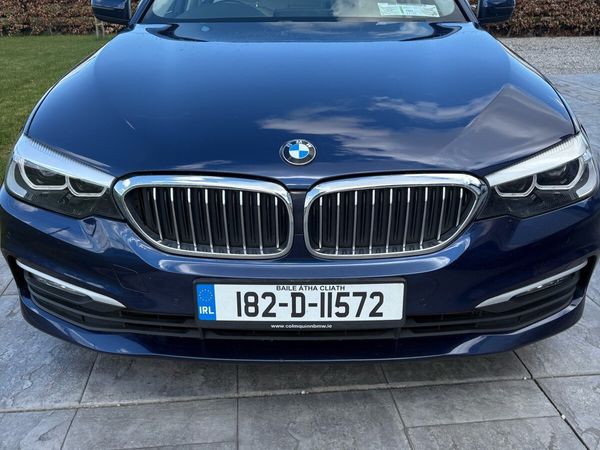 BMW 5-Series Saloon, Diesel, 2018, Blue